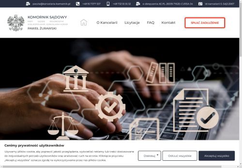 Komornik Sądowy przy Sądzie Rejonowym w Gorzowie Wielkopolskim Kancelaria Komornicza nr IX Paweł Żurawski